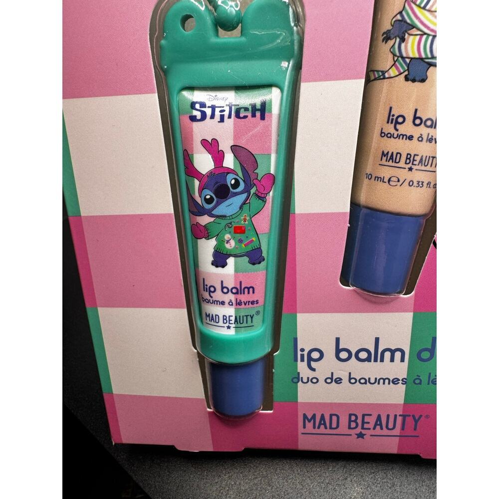 NWT Disney Stitch Lip Balm Duo-peppermint & berry - Picture 2 of 5